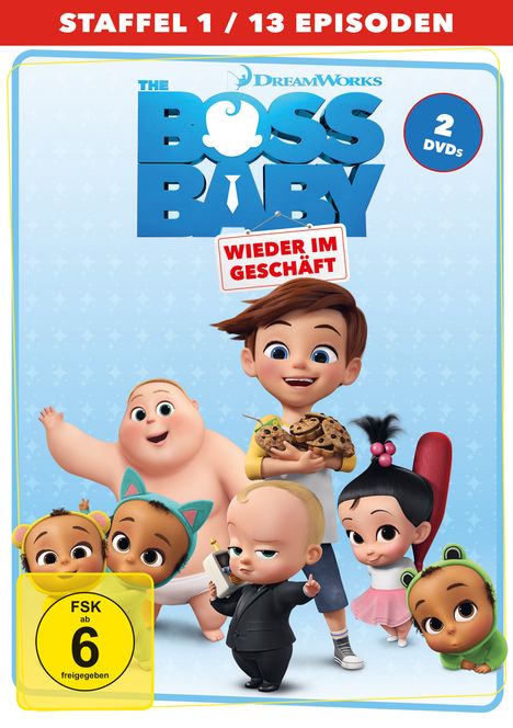 The Boss Baby - Wieder im Geschäft Staffel 1, 2 DVDs
