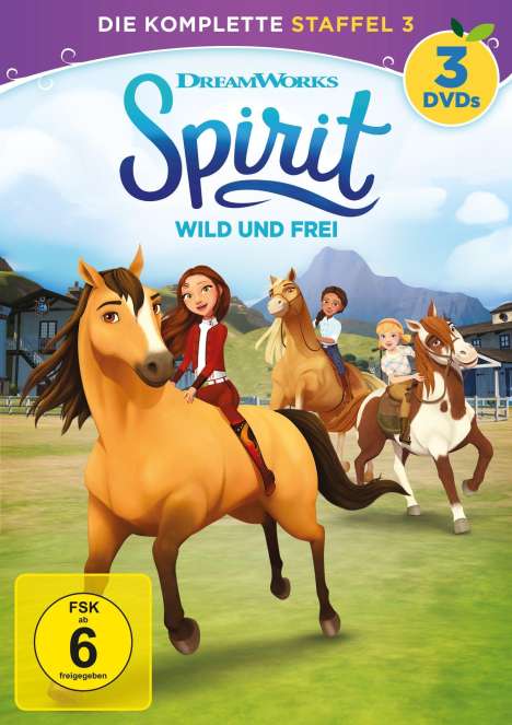 Spirit - Wild und Frei - Die komplette Staffel 3, 3 DVDs