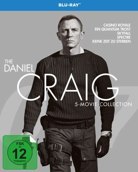 Daniel Craig 5-Movie-Collection (Blu-ray), 5 Blu-ray Discs