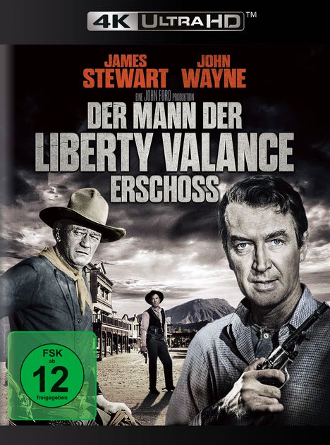 Der Mann, der Liberty Valance erschoss (Ultra HD Blu-ray &amp; Blu-ray), 1 Ultra HD Blu-ray und 1 Blu-ray Disc