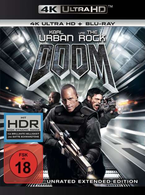 Doom - Der Film (Ultra HD Blu-ray &amp; Blu-ray), 1 Ultra HD Blu-ray und 1 Blu-ray Disc