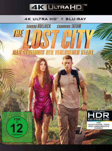 The Lost City - Das Geheimnis der verlorenen Stadt (Ultra HD Blu-ray &amp; Blu-ray), 1 Ultra HD Blu-ray und 1 Blu-ray Disc