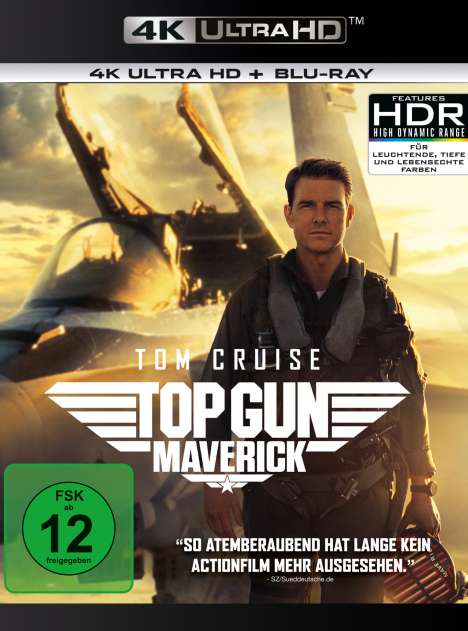 Top Gun: Maverick (Ultra HD Blu-ray &amp; Blu-ray), 1 Ultra HD Blu-ray und 1 Blu-ray Disc