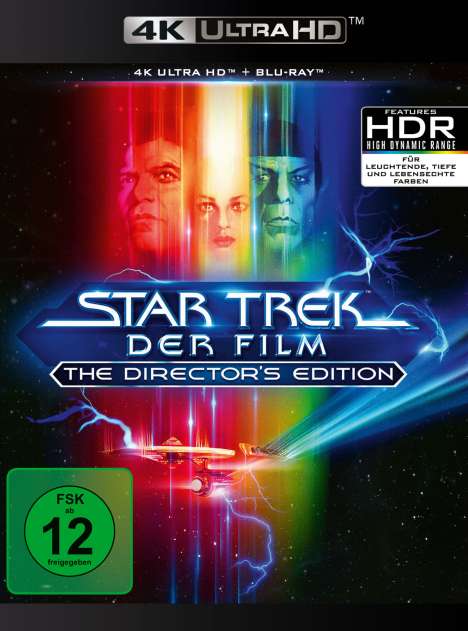 Star Trek I: Der Film (The Director's Edition) (Ultra HD Blu-ray &amp; Blu-ray), 1 Ultra HD Blu-ray und 2 Blu-ray Discs