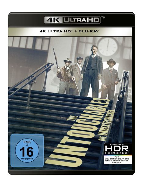 Die Unbestechlichen (1987) (Ultra HD Blu-ray &amp; Blu-ray), 1 Ultra HD Blu-ray und 1 Blu-ray Disc