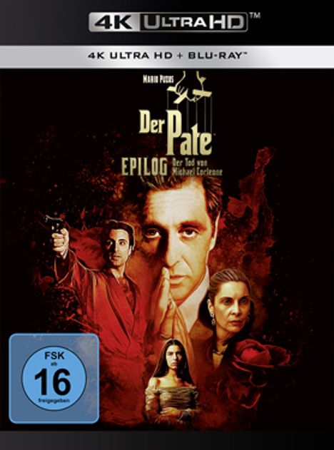 Der Pate: Der Tod von Michael Corleone - Epilog (Ultra HD Blu-ray &amp; Blu-ray), 1 Ultra HD Blu-ray und 1 Blu-ray Disc