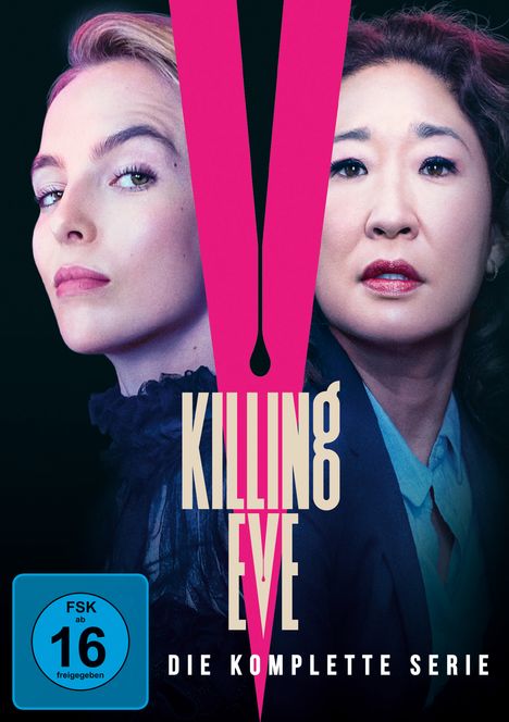 Killing Eve (Komplette Serie), 8 DVDs