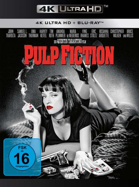 Pulp Fiction (Ultra HD Blu-ray &amp; Blu-ray), 1 Ultra HD Blu-ray und 1 Blu-ray Disc