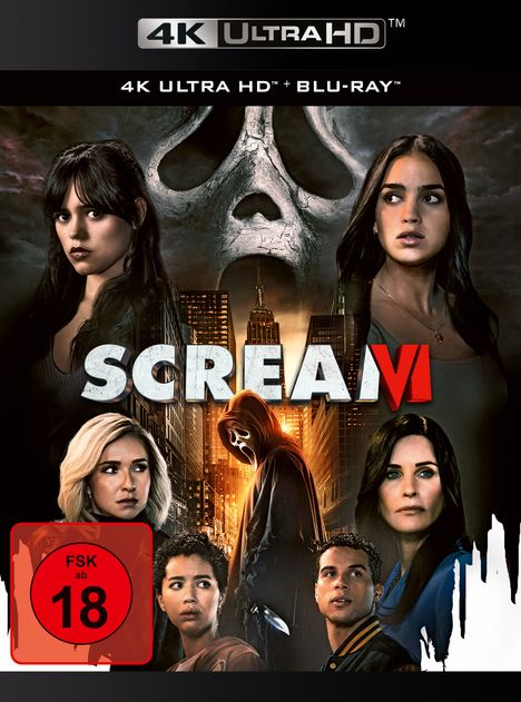 Scream 6 (Ultra HD Blu-ray &amp; Blu-ray), 1 Ultra HD Blu-ray und 1 Blu-ray Disc