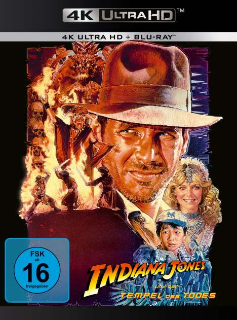 Indiana Jones und der Tempel des Todes (Ultra HD Blu-ray &amp; Blu-ray), 1 Ultra HD Blu-ray und 1 Blu-ray Disc
