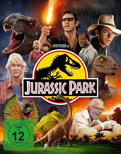Jurassic Park (Deluxe Edition) (Ultra HD Blu-ray & Blu-ray), 1 Ultra HD Blu-ray und 1 Blu-ray Disc
