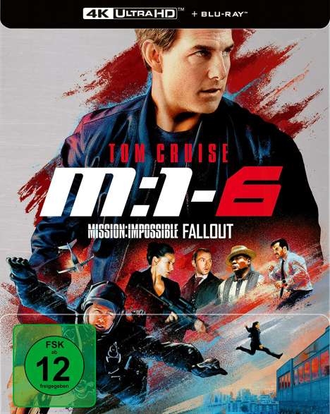 Mission: Impossible 6 - Fallout (Ultra HD Blu-ray &amp; Blu-ray im Steelbook), 1 Ultra HD Blu-ray und 2 Blu-ray Discs