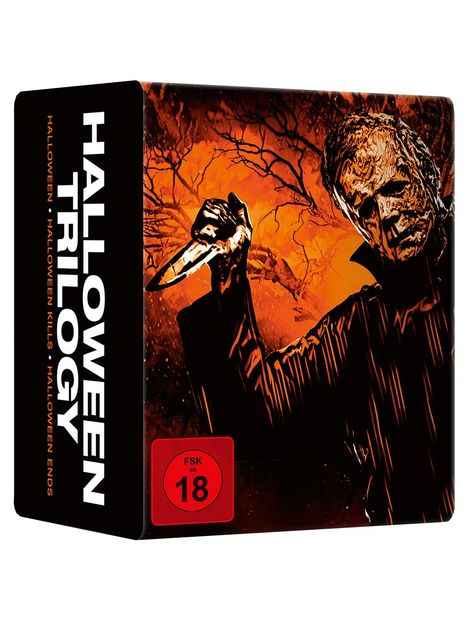 Halloween Trilogy (Ultra HD Blu-ray im Steelbook), 3 Ultra HD Blu-rays