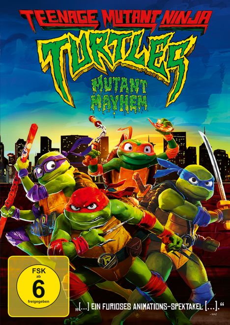 Teenage Mutant Ninja Turtles: Mutant Mayhem, DVD