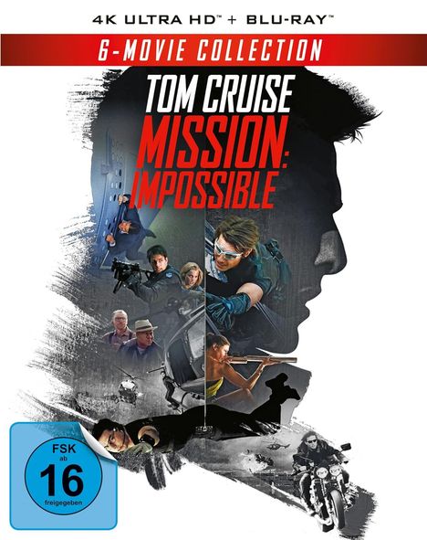 Mission: Impossible - 6-Movie Collection (Ultra HD Blu-ray & Blu-ray), 6 Ultra HD Blu-rays und 7 Blu-ray Discs