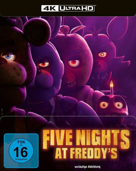 Five Nights at Freddy's (Ultra HD Blu-ray im Steelbook), Ultra HD Blu-ray