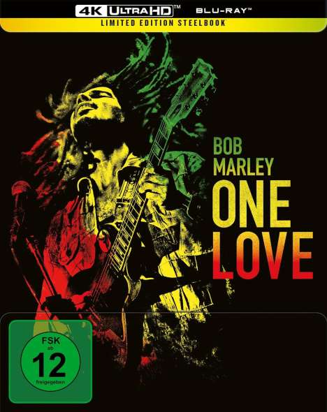 Bob Marley: One Love (Ultra HD Blu-ray &amp; Blu-ray im Steelbook), 1 Ultra HD Blu-ray und 1 Blu-ray Disc