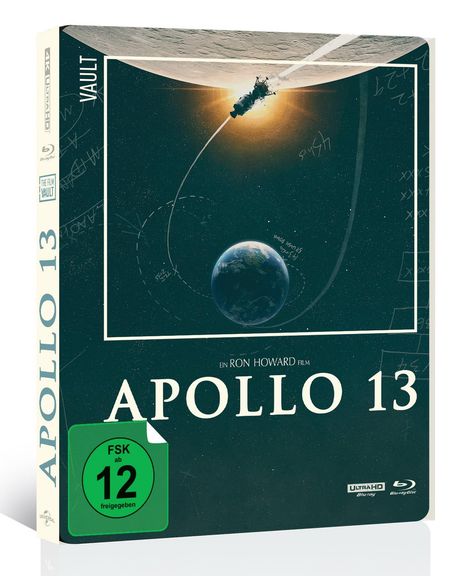 Apollo 13 (Ultra HD Blu-ray &amp; Blu-ray im Steelbook), 1 Ultra HD Blu-ray und 1 Blu-ray Disc