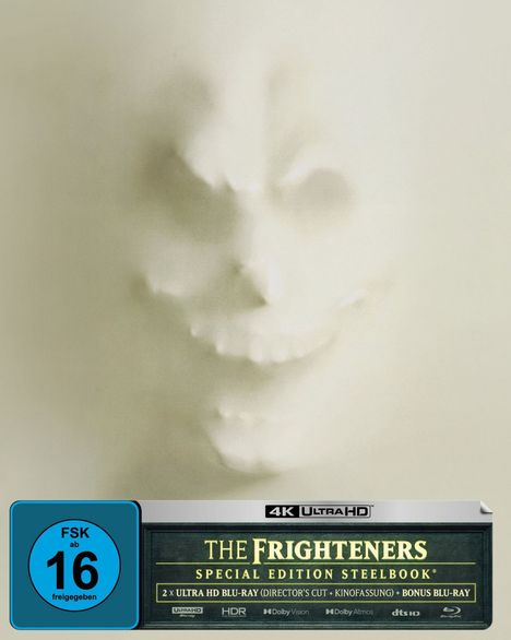 The Frighteners (Ultra HD Blu-ray im Steelbook), 2 Ultra HD Blu-rays und 1 Blu-ray Disc