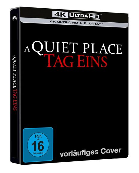 A Quiet Place: Tag Eins (Ultra HD Blu-ray &amp; Blu-ray im Steelbook), 1 Ultra HD Blu-ray und 1 Blu-ray Disc