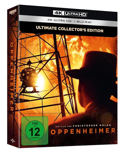 Oppenheimer (Collector's Edition) (Ultra HD Blu-ray &amp; Blu-ray im Steelbook), 1 Ultra HD Blu-ray und 2 Blu-ray Discs