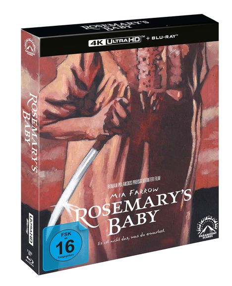 Rosemary's Baby (Limited Collector's Edition) (Ultra HD Blu-ray &amp; Blu-ray im Digipack), 1 Ultra HD Blu-ray und 1 Blu-ray Disc