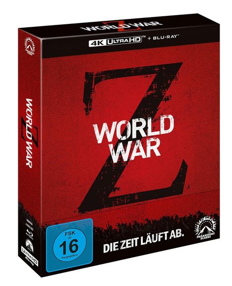 World War Z (Limited Collector's Edition) (Ultra HD Blu-ray &amp; Blu-ray), 1 Ultra HD Blu-ray und 1 Blu-ray Disc