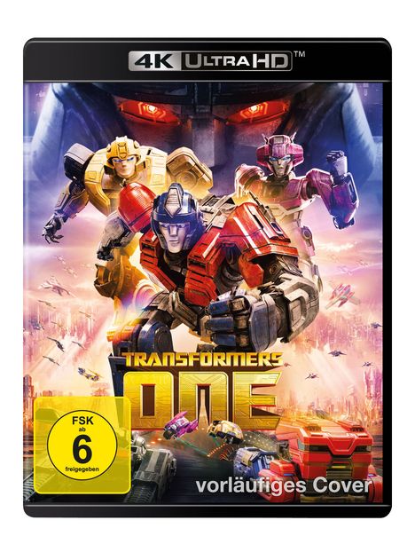 Transformers One (Ultra HD Blu-ray &amp; Blu-ray), 1 Ultra HD Blu-ray und 1 Blu-ray Disc