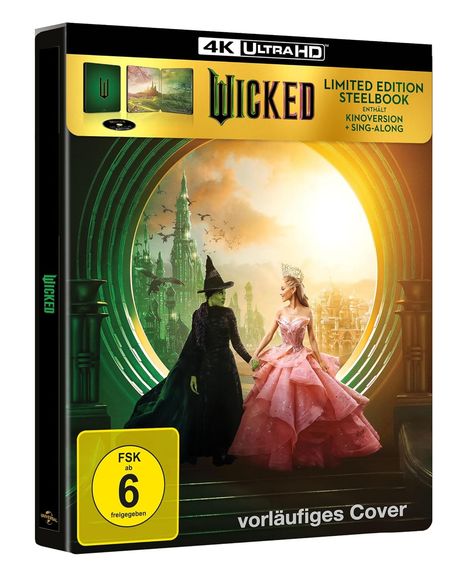 Wicked (Ultra HD Blu-ray im Steelbook), Ultra HD Blu-ray