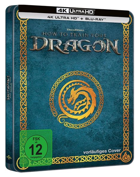 Drachenzähmen leicht gemacht (2025) (Ultra HD Blu-ray & Blu-ray im Steelbook), 1 Ultra HD Blu-ray und 1 Blu-ray Disc