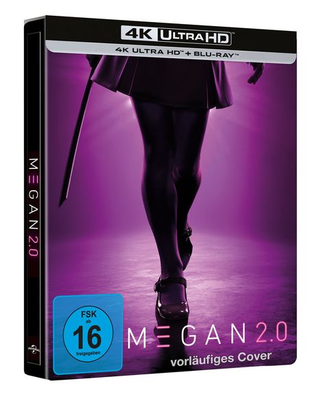 M3GAN 2.0 (Ultra HD Blu-ray & Blu-ray im Steelbook), 1 Ultra HD Blu-ray und 1 Blu-ray Disc