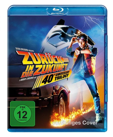 Zurück in die Zukunft I-III (40th Anniversary Edition) (Blu-ray), 4 Blu-ray Discs