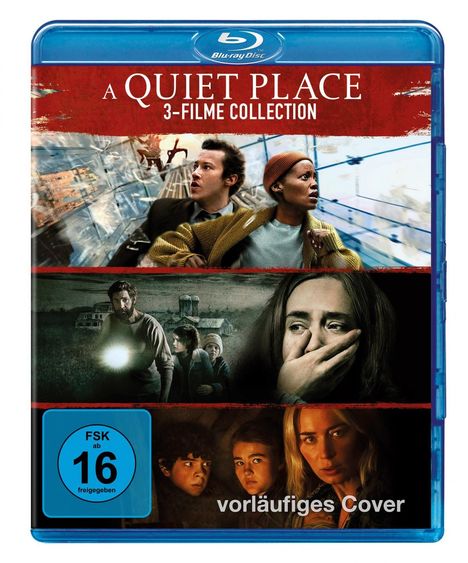A Quiet Place - 3 Filme (Blu-ray), 3 Blu-ray Discs