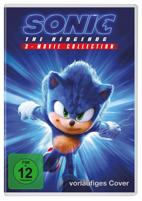 Sonic the Hedgehog 3-Movie Collection, 3 DVDs