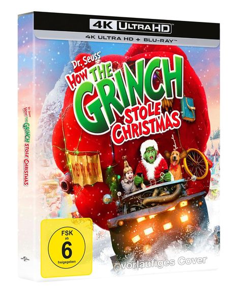 Der Grinch (2000) (Ultra HD Blu-ray & Blu-ray im Steelbook), 1 Ultra HD Blu-ray und 1 Blu-ray Disc