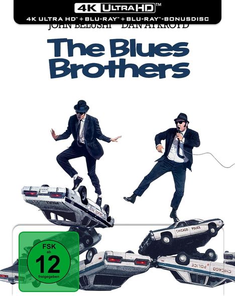 Blues Brothers (Ultra HD Blu-ray & Blu-ray im Steelbook), 1 Ultra HD Blu-ray und 2 Blu-ray Discs