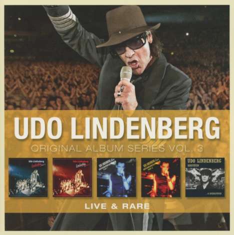 Udo Lindenberg: Original Album Series Vol.3 (Live &amp; Rare), 5 CDs