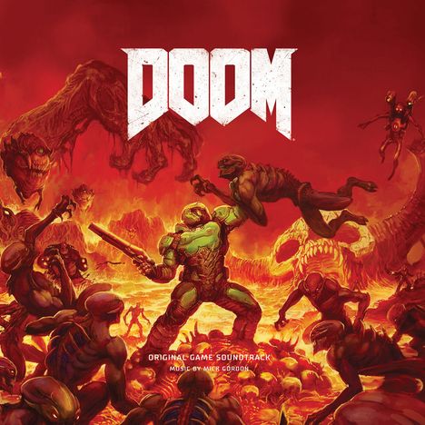 Mick Gordon: Filmmusik: Doom (Original Game Soundtrack) (180g) (Limited Edition) (Red Vinyl), 2 LPs