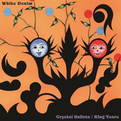White Denim: Crystal Bullets / King Tears (Limited Edition) (Red &amp; Blue Vinyl), Single 12"