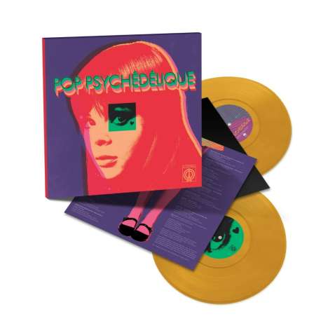 Pop Psychédélique (The Best Of French Psychedelic Pop 1964 - 2019) (Limited Edition) (Yellow Vinyl), 2 LPs