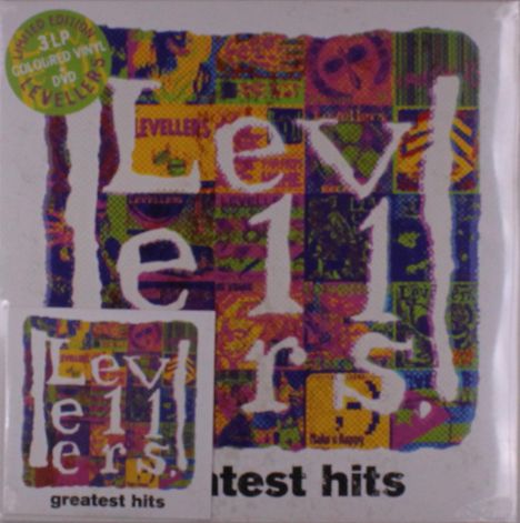 Levellers: Greatest Hits (Limited Edition) (Colored Vinyl), 3 LPs und 1 DVD