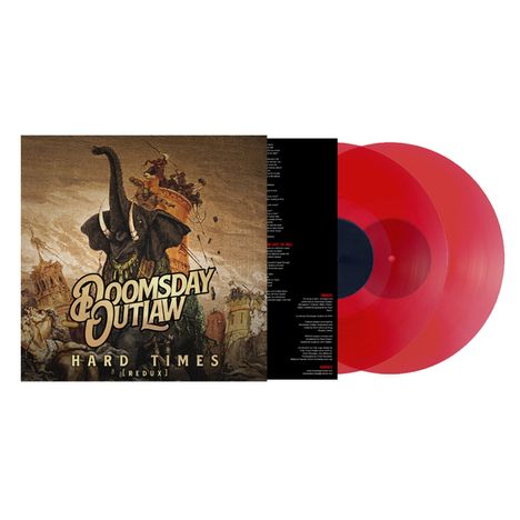 Doomsday Outlaw: Hard Times (Remastered REDUX Version) (Red Vinyl), LP