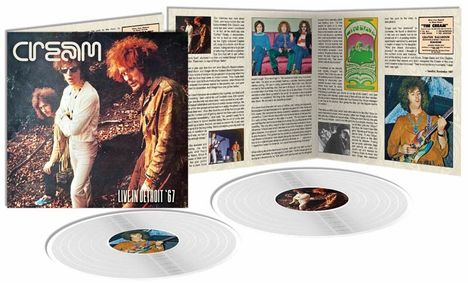 Cream: Live In Detroit '67 (180g) (Limited-Numbered-Edition) (White Vinyl), 2 LPs