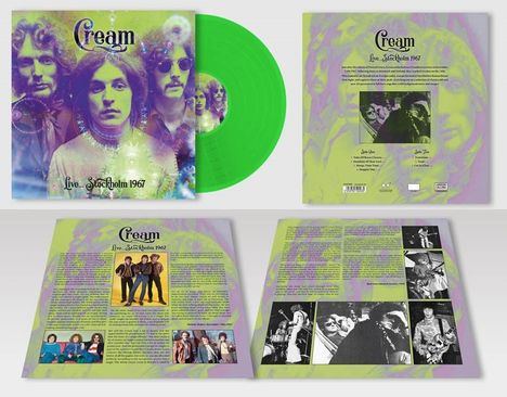 Cream: Live... Stockholm 1967 (180g) (Limited-Numbered-Edition) (Green Vinyl), LP