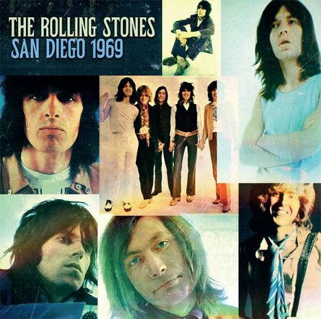 The Rolling Stones: San Diego 1969 (180g) (Limited Numbered Edition) (Blue/Yellow Splatter Vinyl), 2 LPs