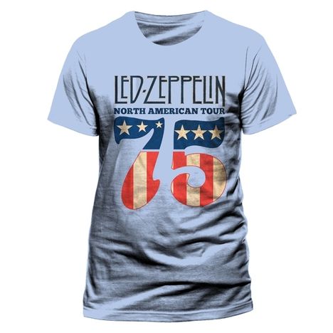 Led Zeppelin: Us 75 (Gr.S), T-Shirt