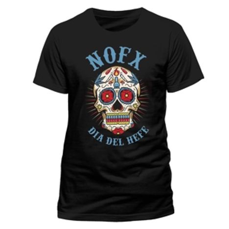 NOFX: Dia Del Hefe (T-Shirt,Schwarz,Größe S), T-Shirt