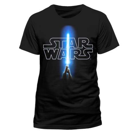 Star Wars: Logo &amp; Saber (Gr.XL), T-Shirt