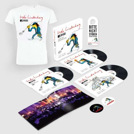 Udo Lindenberg: MTV Unplugged: Atlantic Suite Live (200g) (Limited Edition Box incl. T-Shirt Gr. L), 3 LPs