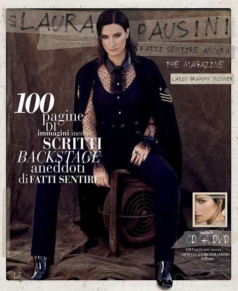 Laura Pausini: Fatti Sentire Ancora (The Magazine), 2 CDs und 1 Zeitschrift